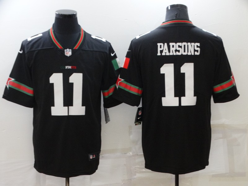 2021 Men Nike NFL Dallas cowboys #11 Parsons black  Vapor Untouchable jerseys->dallas cowboys->NFL Jersey